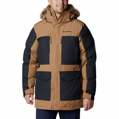 Columbia Zimowy Parka Marquam Peak Fusion (Omni-Heat Infinity) brązowy/czarny męski